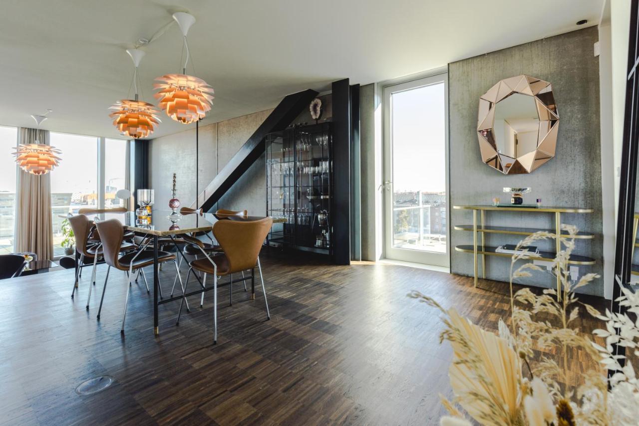 Luxury Harbourfront Penthouse With Private Rooftop Копенгаген Экстерьер фото