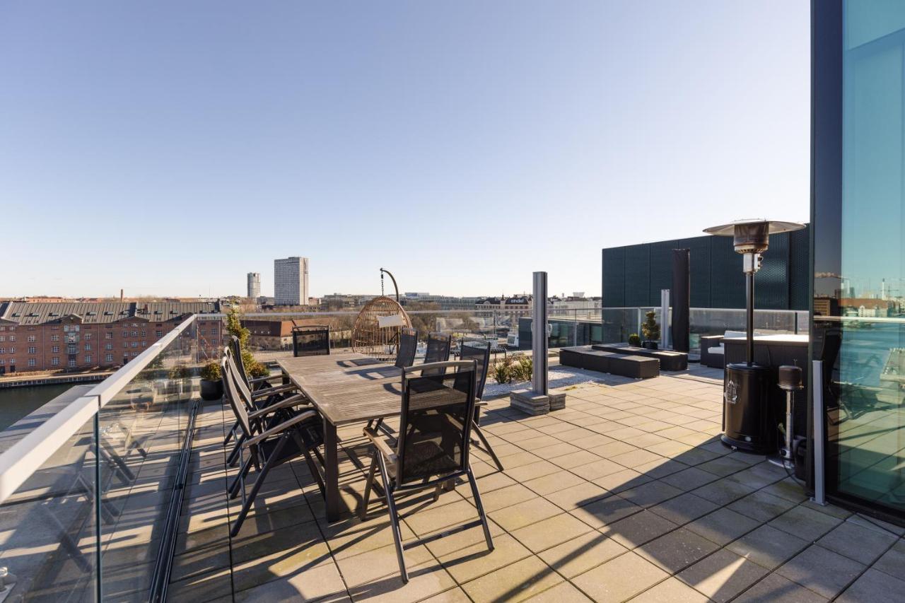Luxury Harbourfront Penthouse With Private Rooftop Копенгаген Экстерьер фото